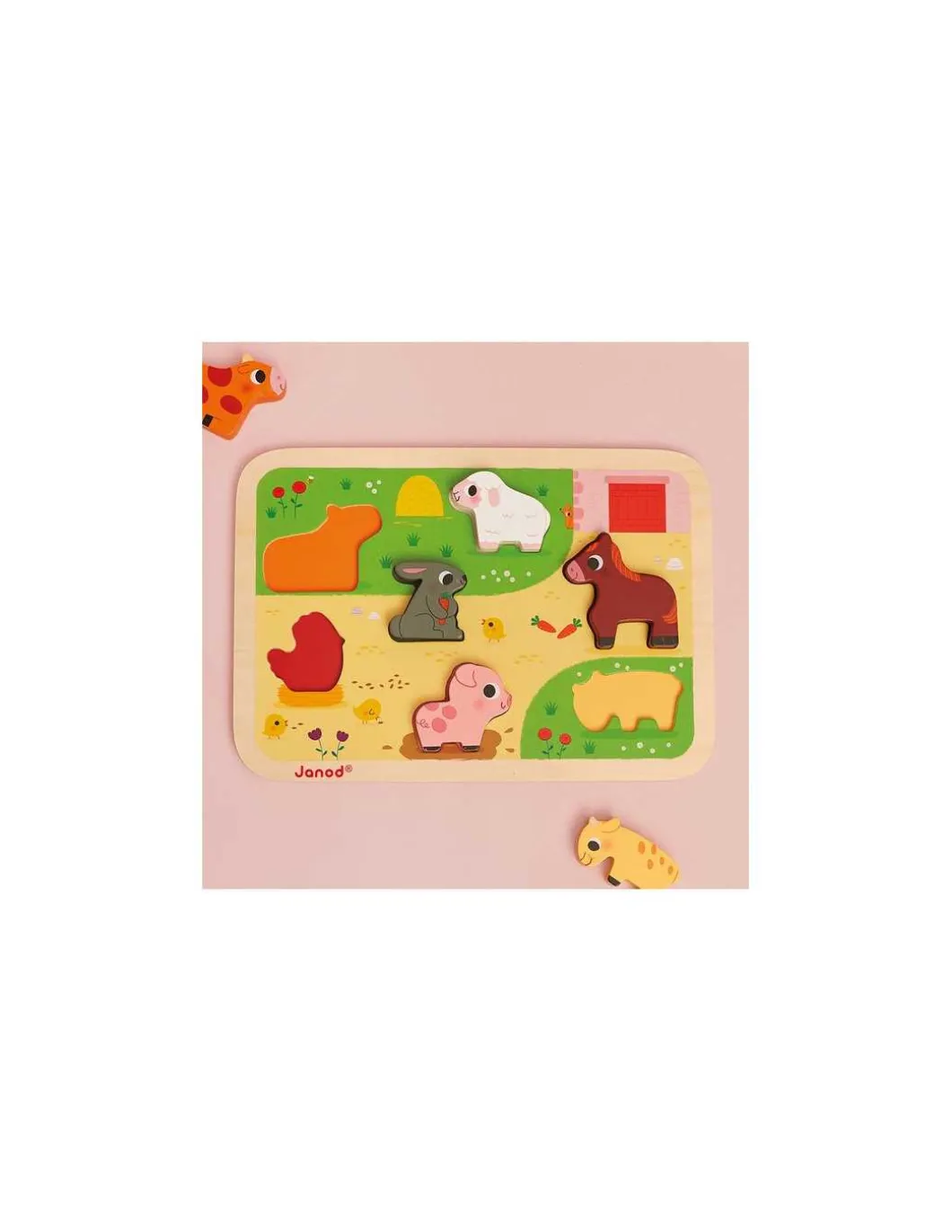 Chunky puzzle La ferme - Janod