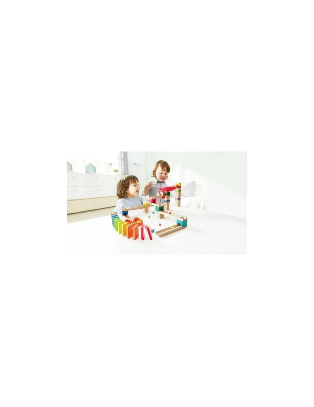 Circuit de billes Rallye Domino - Hape