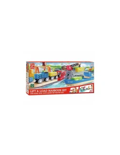 Circuit de train cargo et grue - Hape
