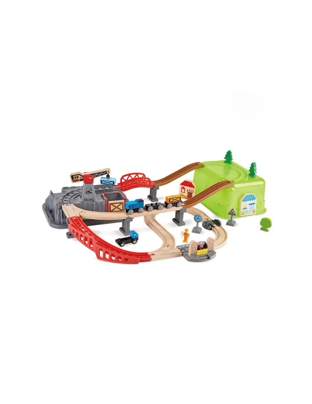 Circuit de train Railway bucket builder - Hape