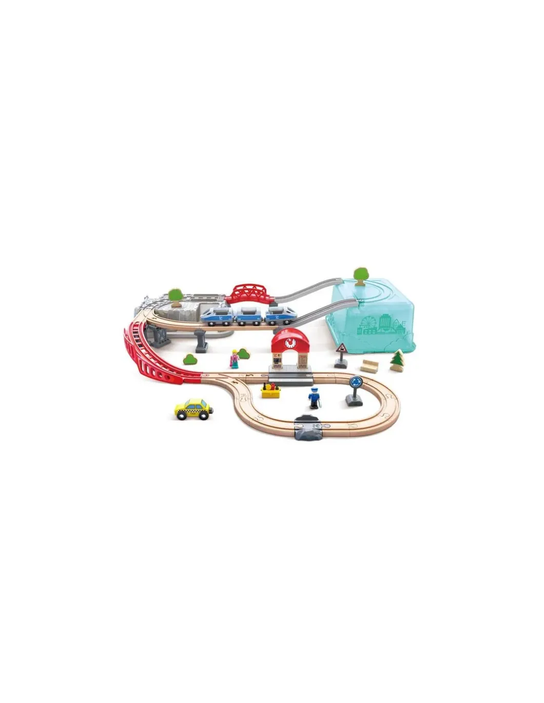 Circuit de train Ville 2 en 1 - Hape