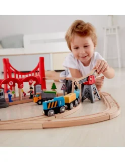 Circuit de train ville animée - Hape