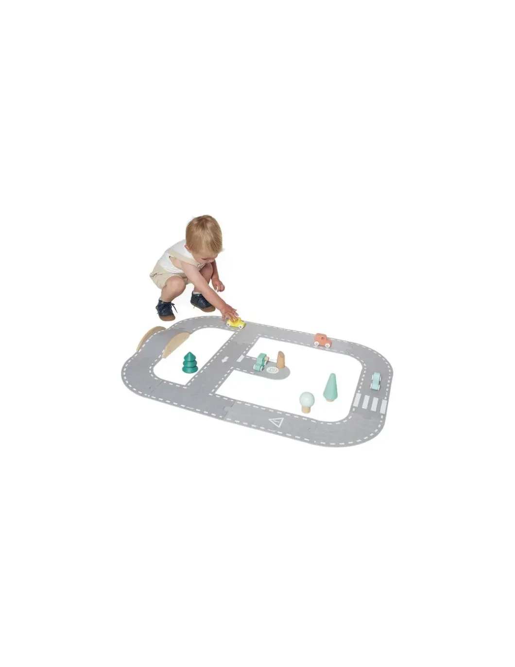 Circuit de voiture feutrine Bolid - Janod