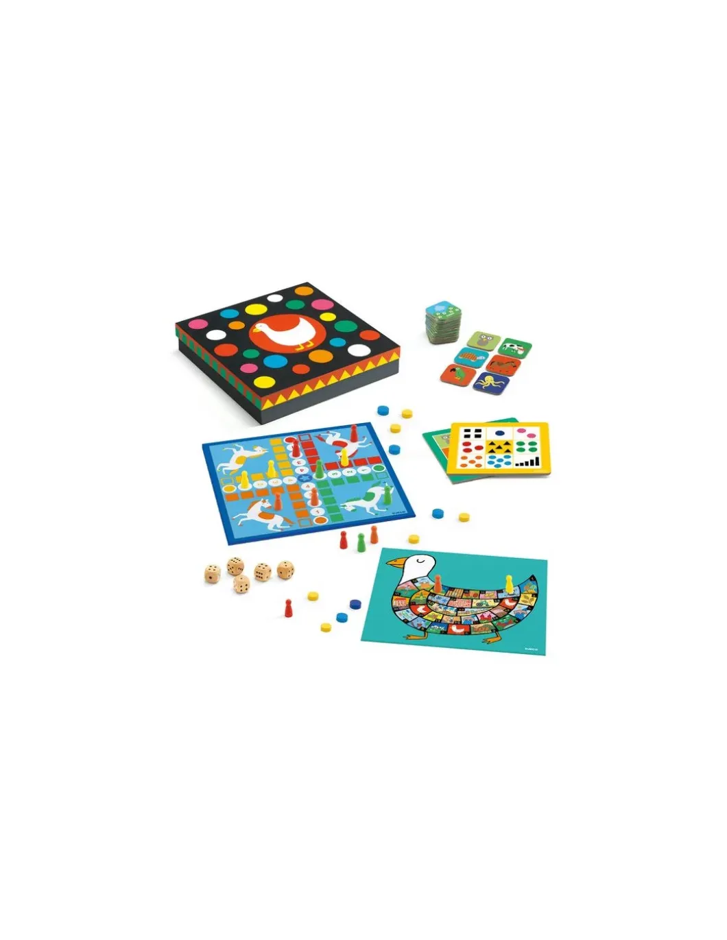 Classic box boîte de 12 jeux - Djeco