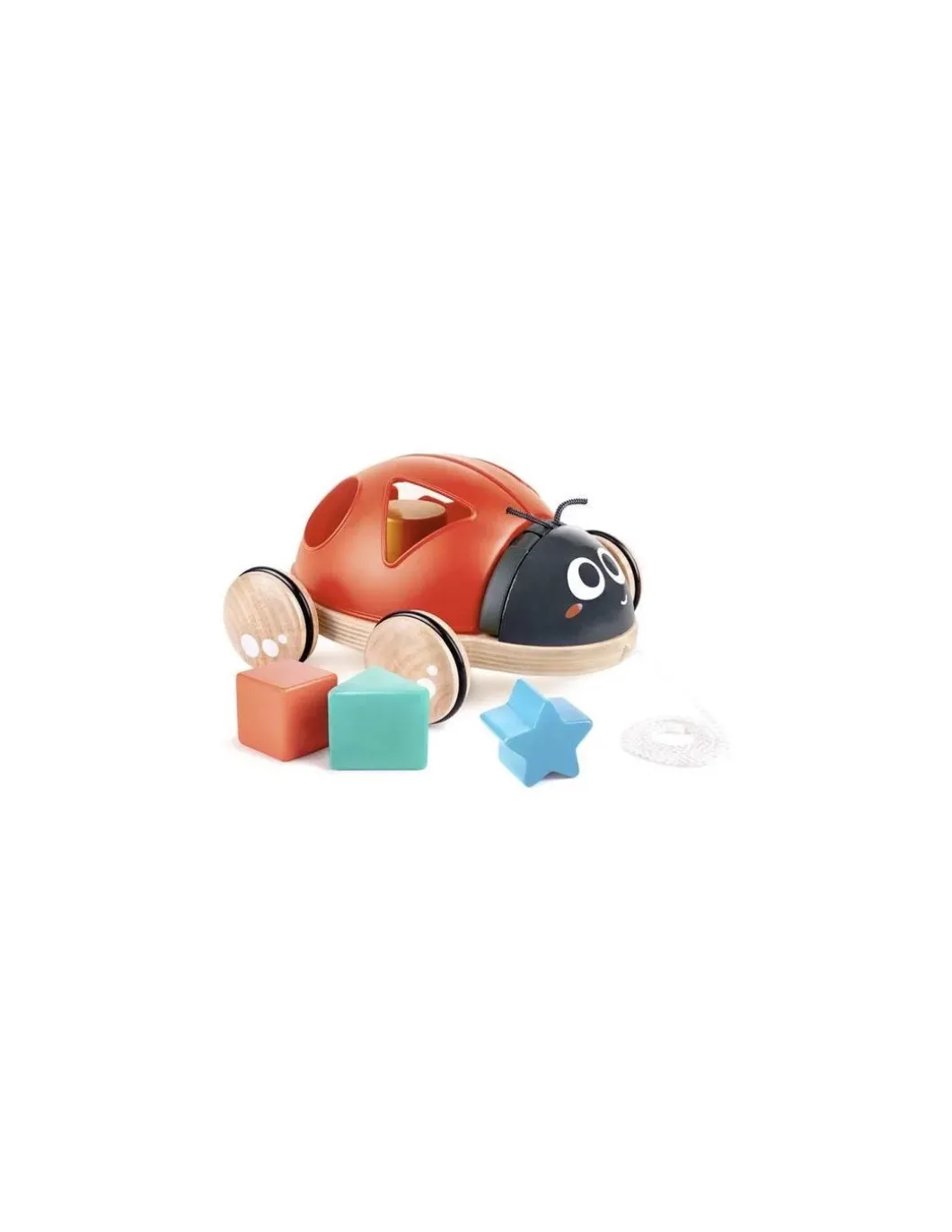 Coccinelle à tirer trieuse de formes - Hape
