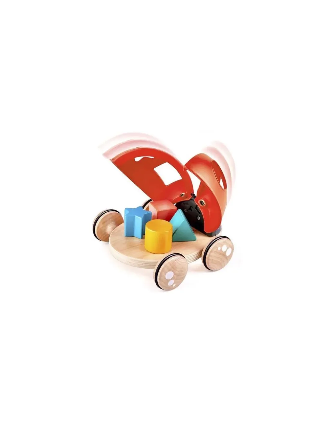 Coccinelle à tirer trieuse de formes - Hape