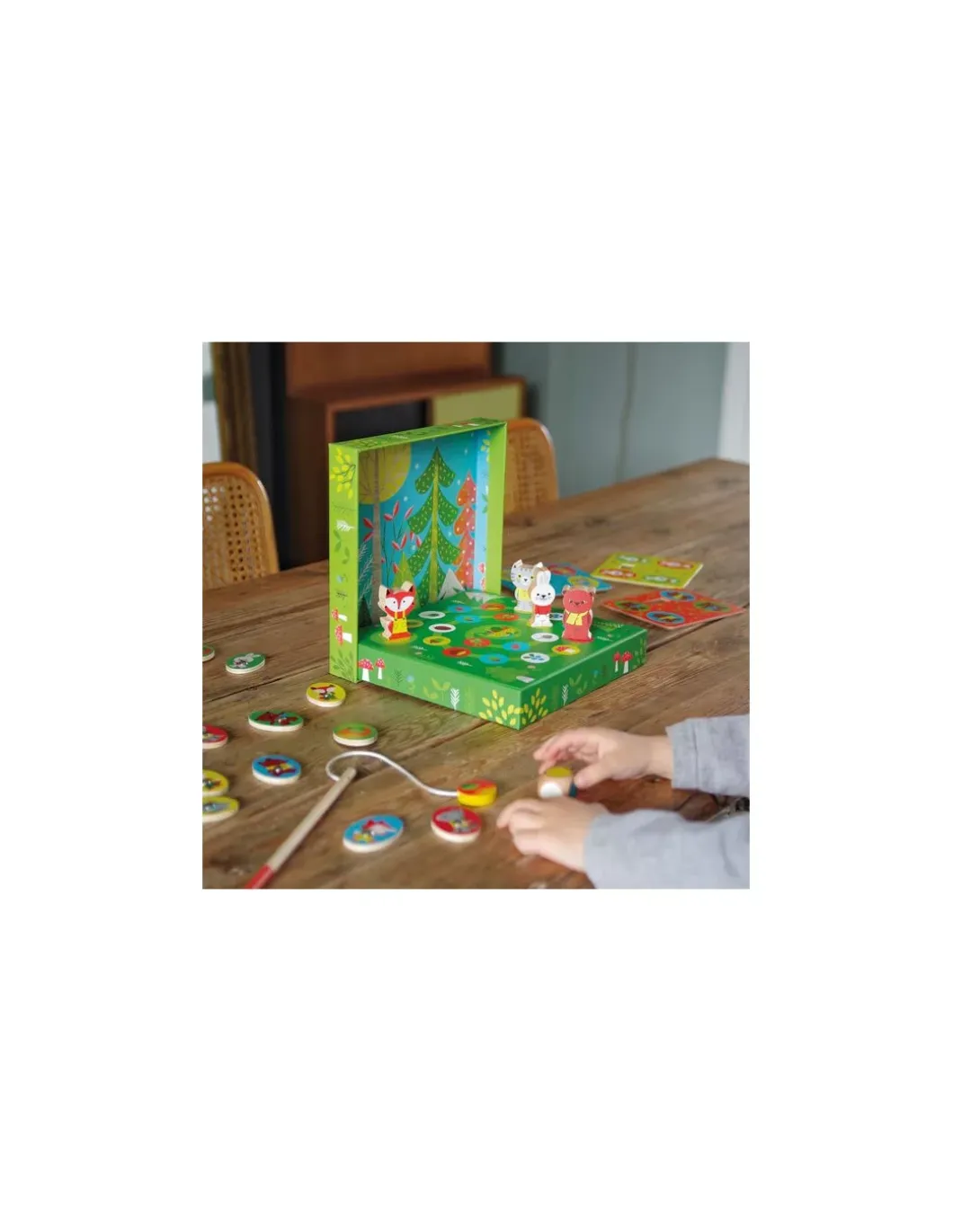 Coffret 4 jeux Ludo Wood - Djeco