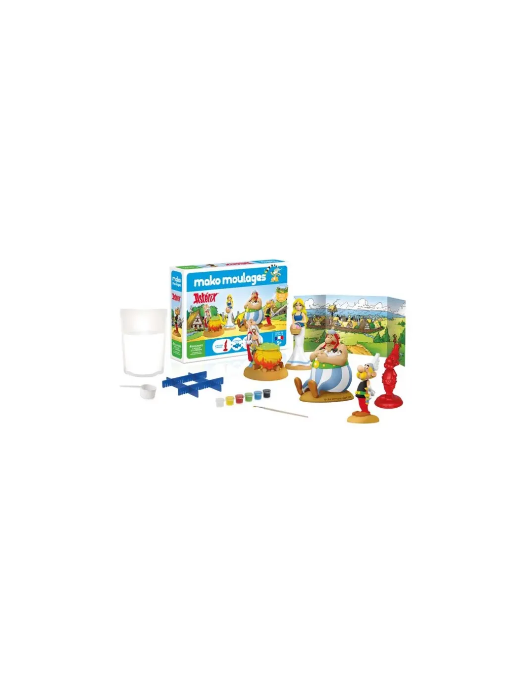 Coffret 4 moules Astérix et Obélix - Mako Moulages
