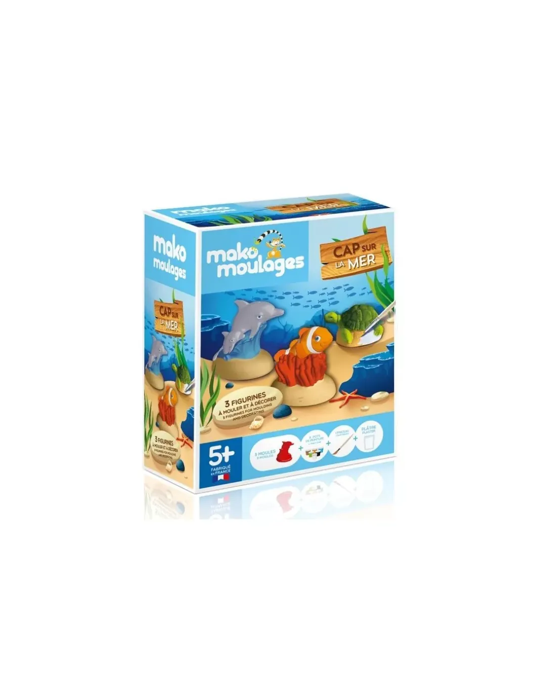 Coffret 3 moules Cap sur la mer - Mako moulages