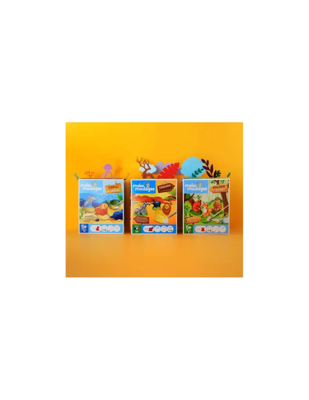 Coffret 3 moules Cap sur la mer - Mako moulages