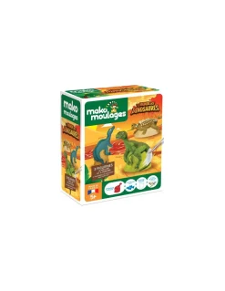 Coffret 3 moules le monde des dinosaures - Mako moulages