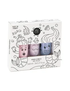Coffret 3 vernis MERMAID