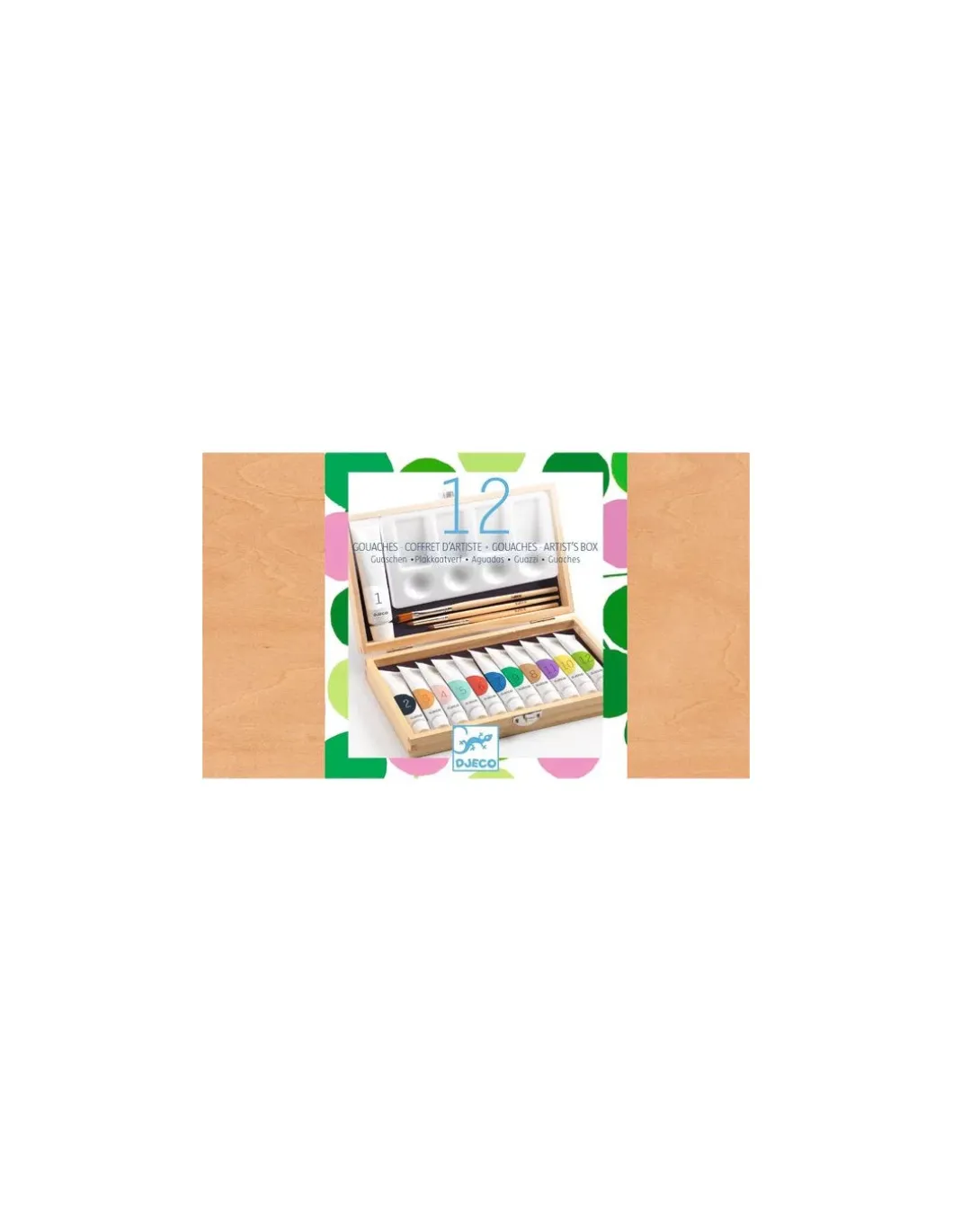 Coffret d'artiste 12 gouaches - Djeco