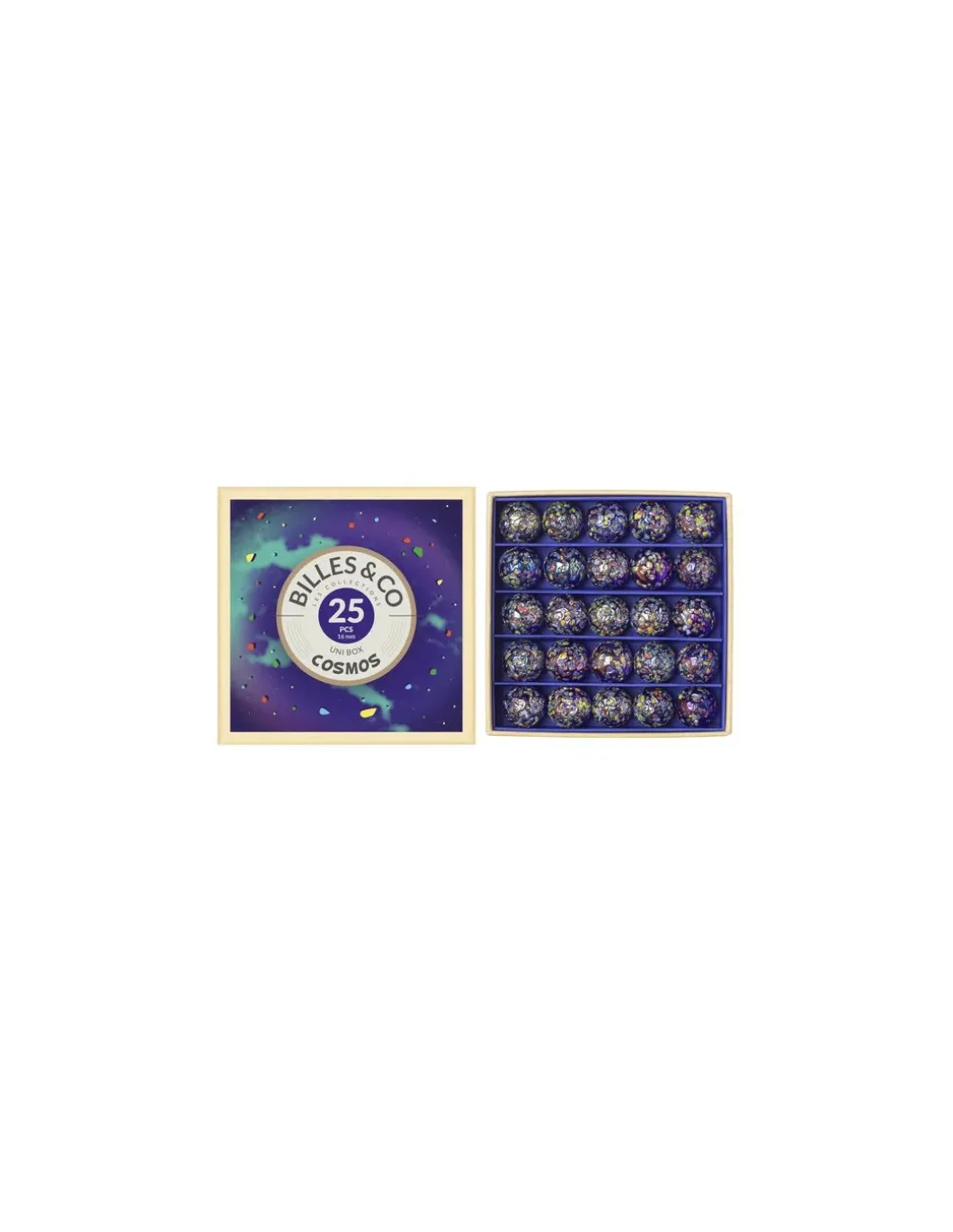 Coffret de 25 billes Cosmos - Billes & Co