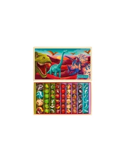 Coffret de 52 billes Dinosaures - Billes & Co