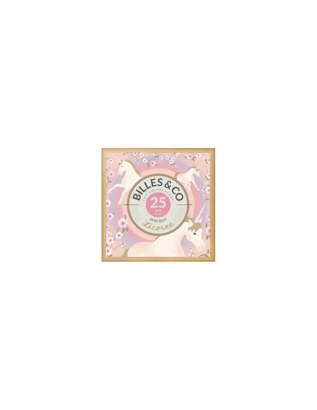Coffret de 25 billes Licorne - Billes & Co