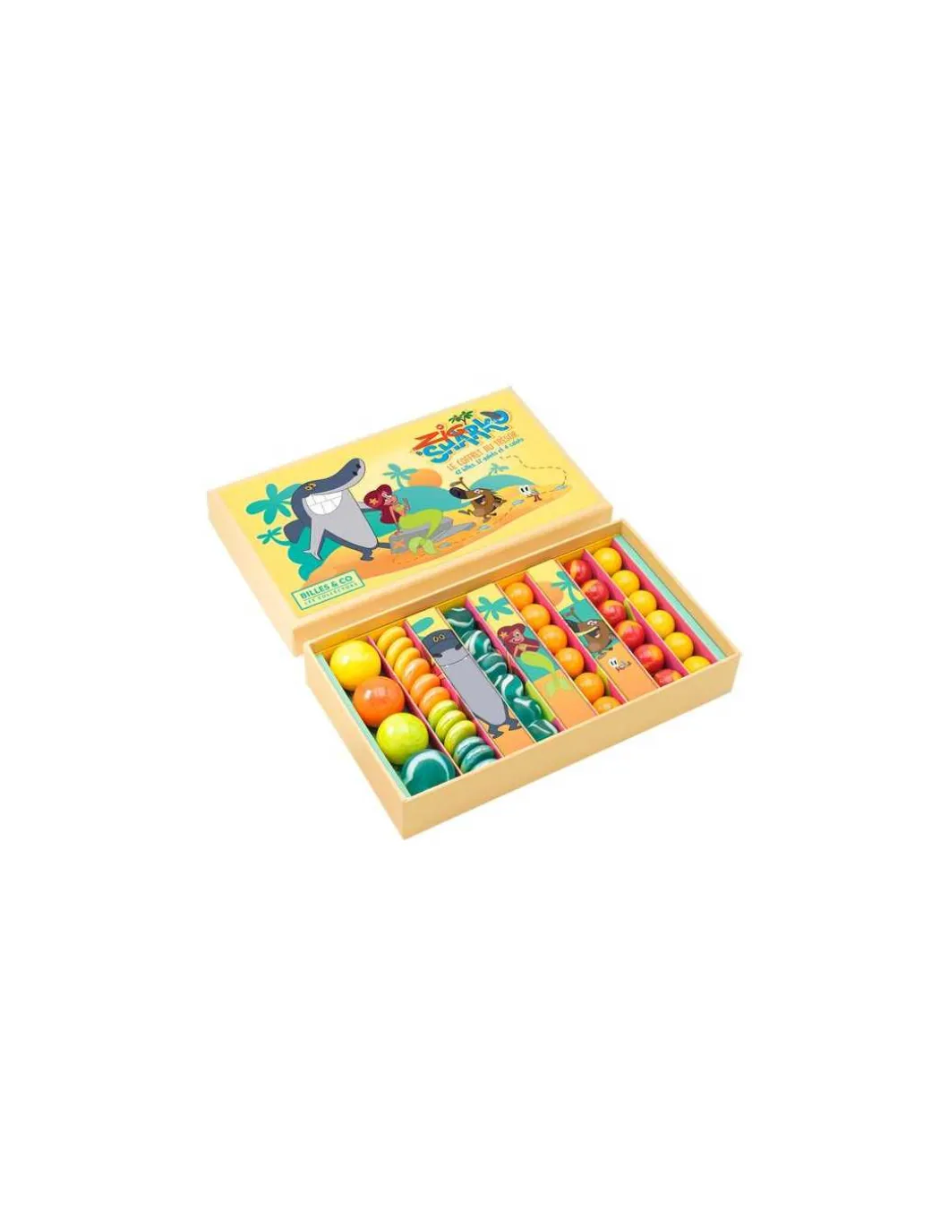 Coffret de 58 billes Zig et Sharko - Billes & Co