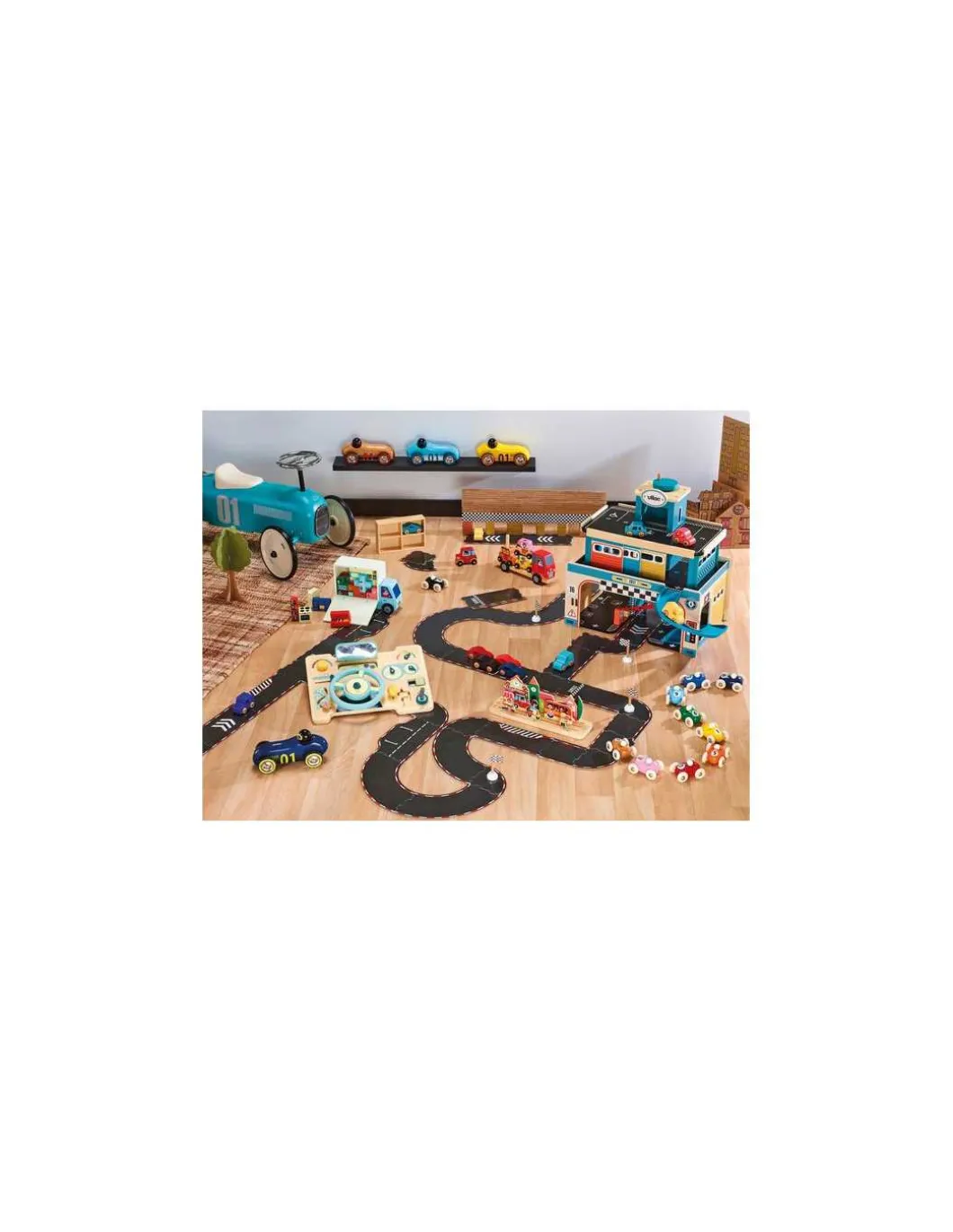 Coffret de 4 voitures City - Vilac
