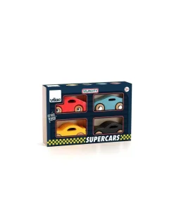 Coffret de 4 voitures super cars - Vilac