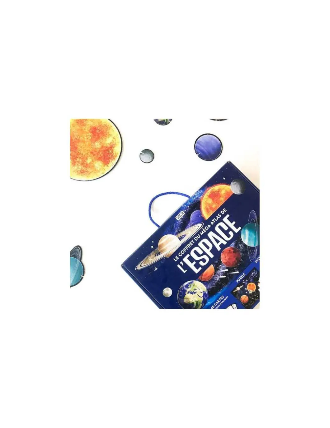 Coffret du méga atlas de l'Espace - Sassi
