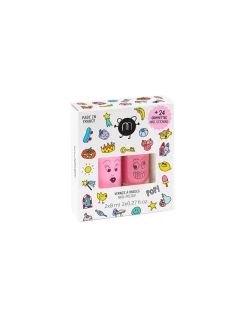 Coffret duo vernis Pop et Nail stickers - Nailmatic