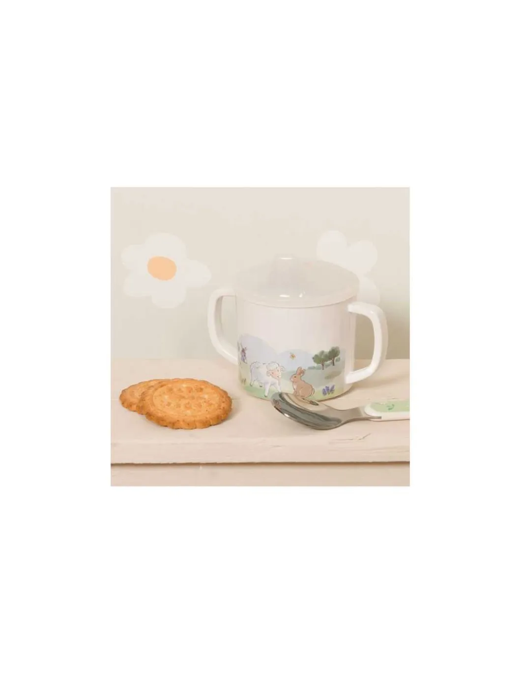 Coffret goûter tasse et cuillère - Amadeus Les Petits