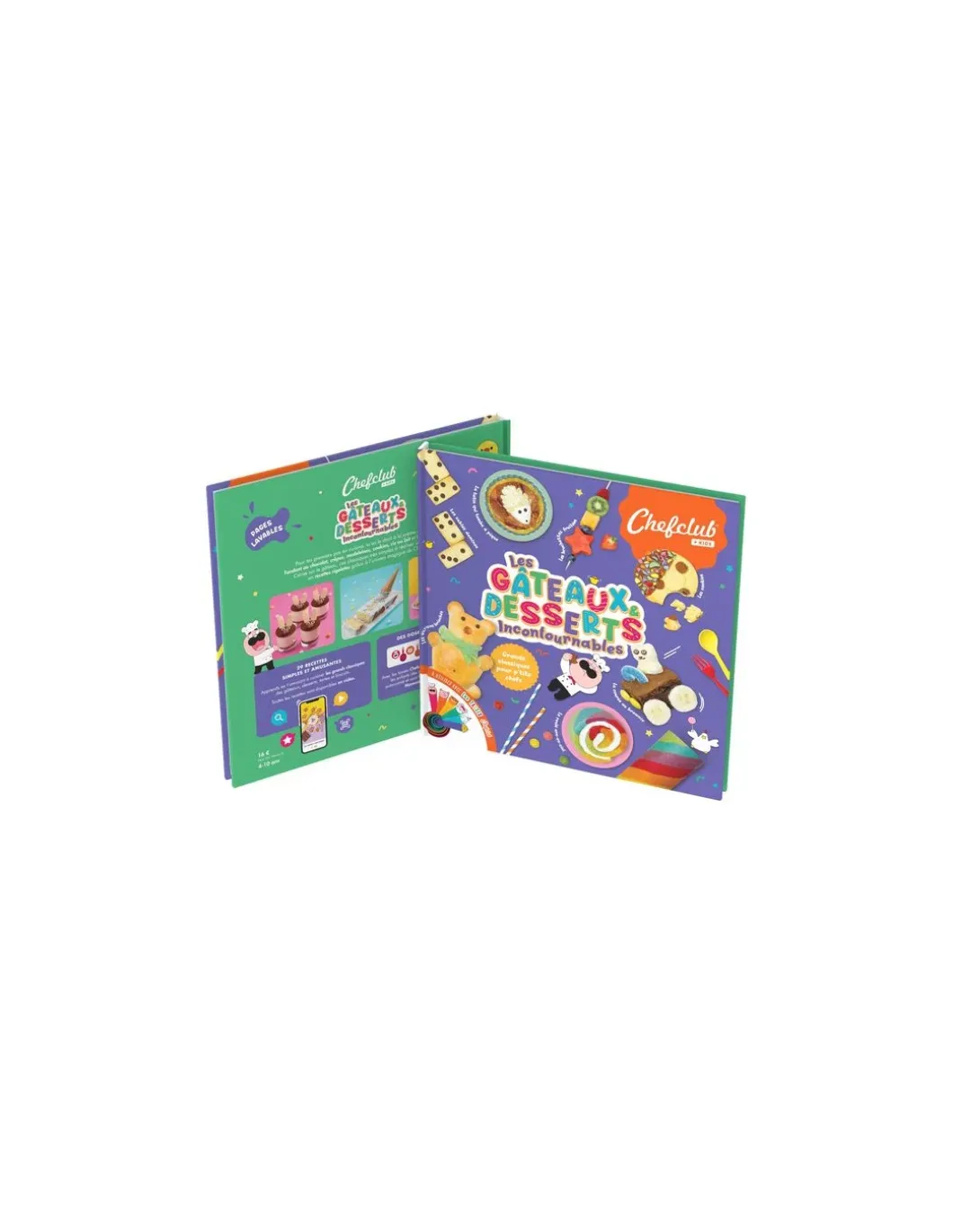 Coffret Les gâteaux et desserts incontournables - Chefclub Kids