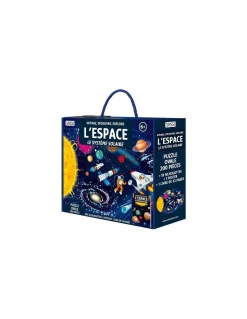 Coffret livre et puzzle espace - Sassi