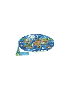 Coffret livre et puzzle les monuments du monde - Sassi