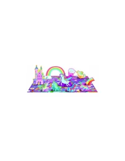 Coffret livre et puzzle Les licornes - Sassi