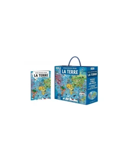 Coffret livre et puzzle La Terre - Sassi