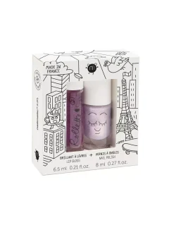 Coffret LOVELY CITY vernis et brillant à lèvres