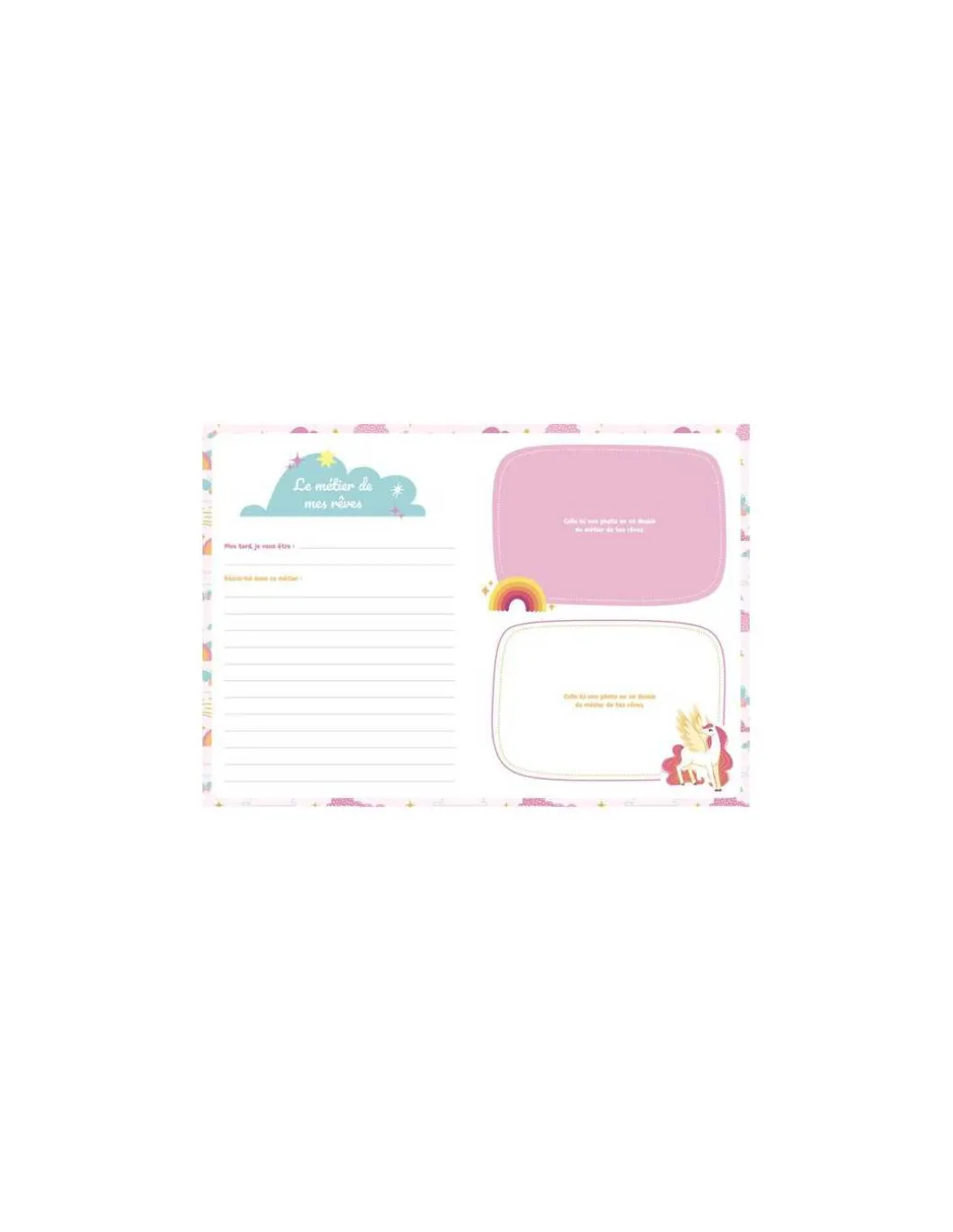 Coffret Mon carnet secret Licorne - Auzou