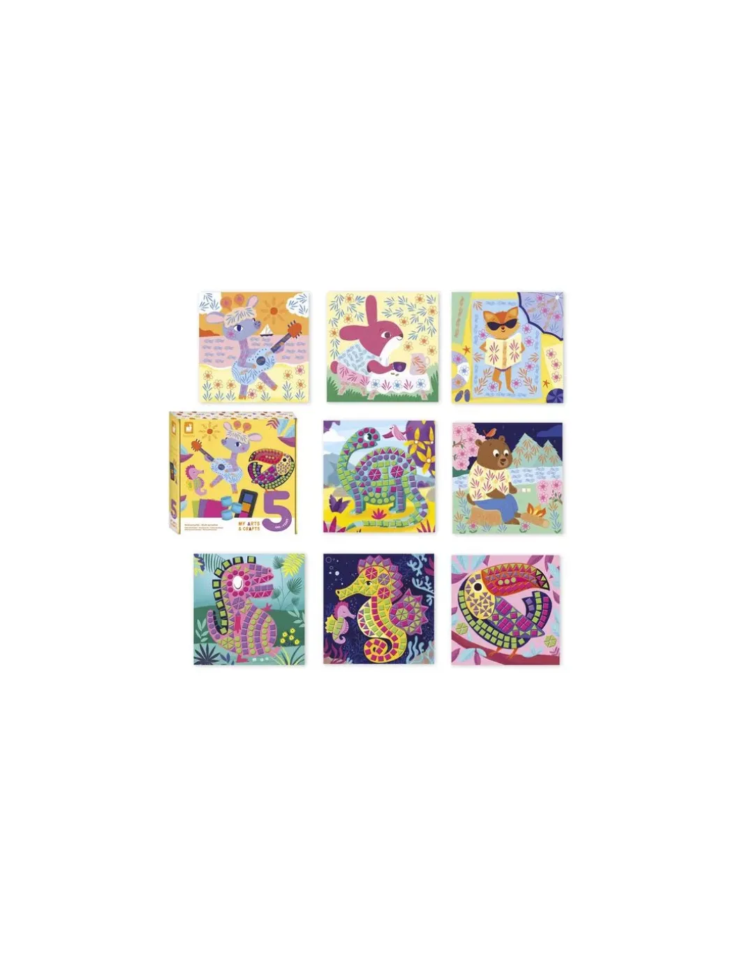 Coffret Multi-activités 8 tableaux 5 ans - Janod