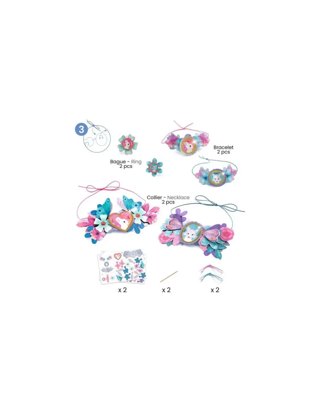 Coffret multi-activités Nymphea - Do it Yourself - Djeco