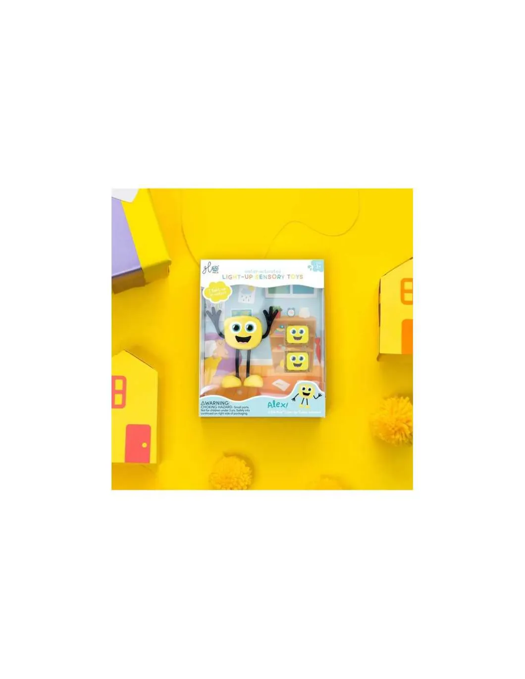 Coffret Personnage jaune Alex - Glo Pals