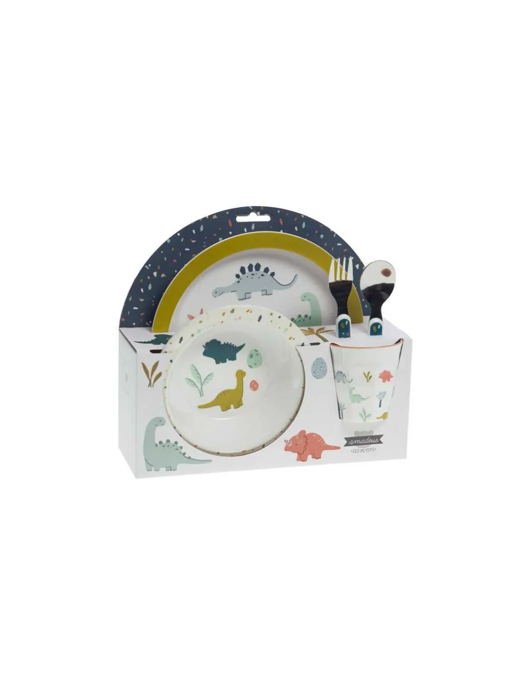 Coffret repas Roméo le dino - Amadeus Les Petits