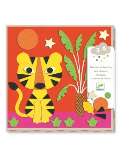 Collage de feutrine douce nature - Djeco