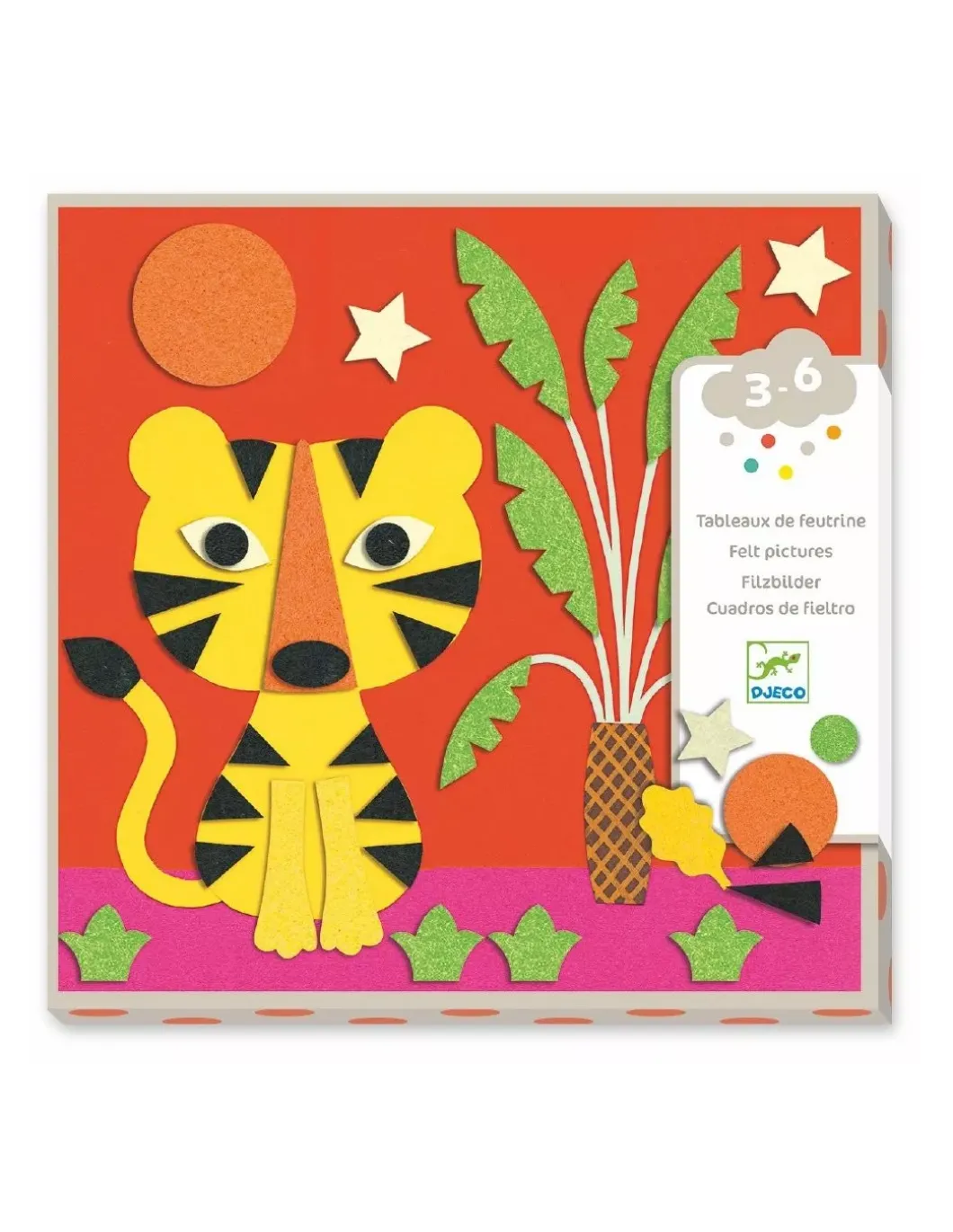 Collage de feutrine douce nature - Djeco