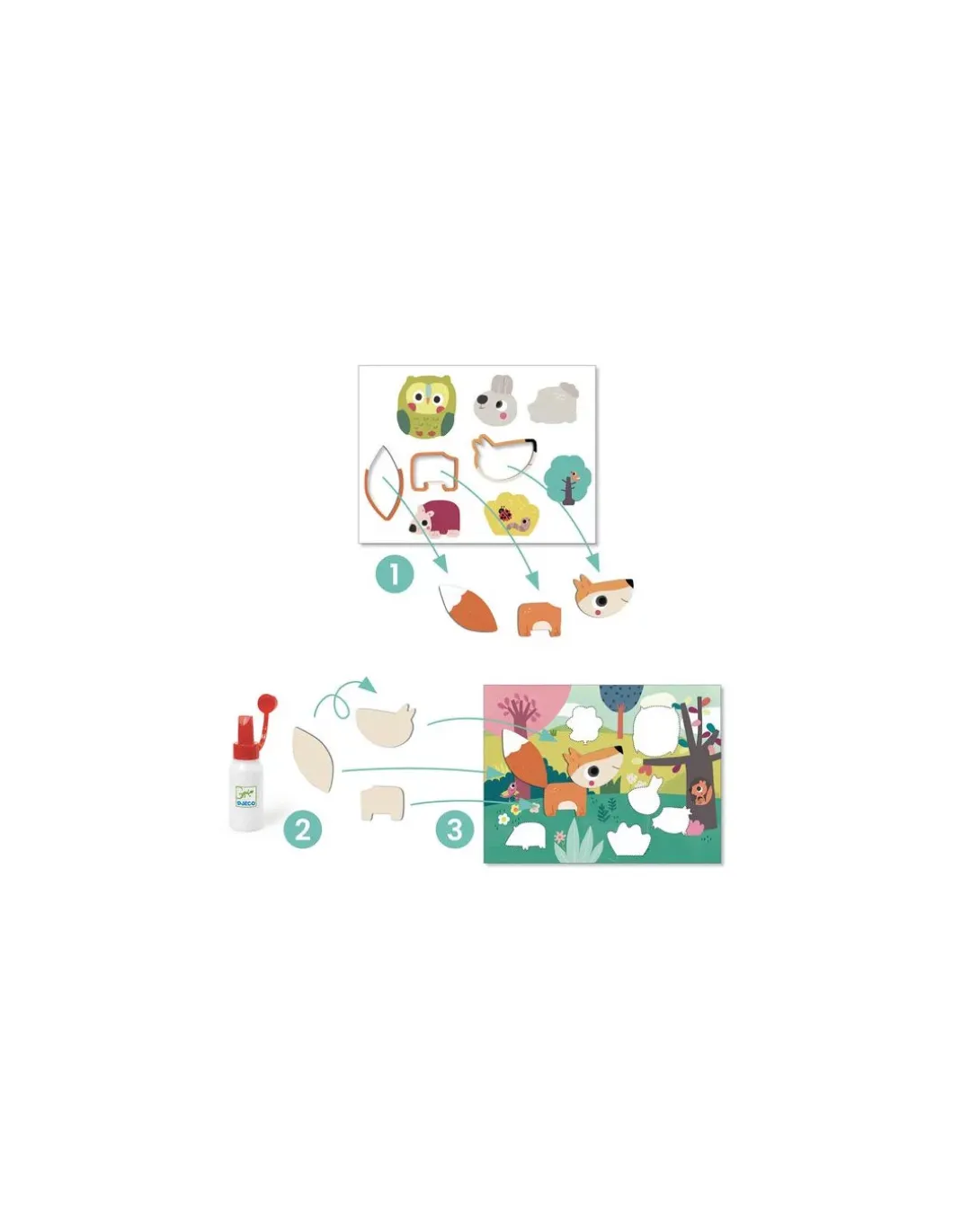 Collage pour les tout-petits - Djeco
