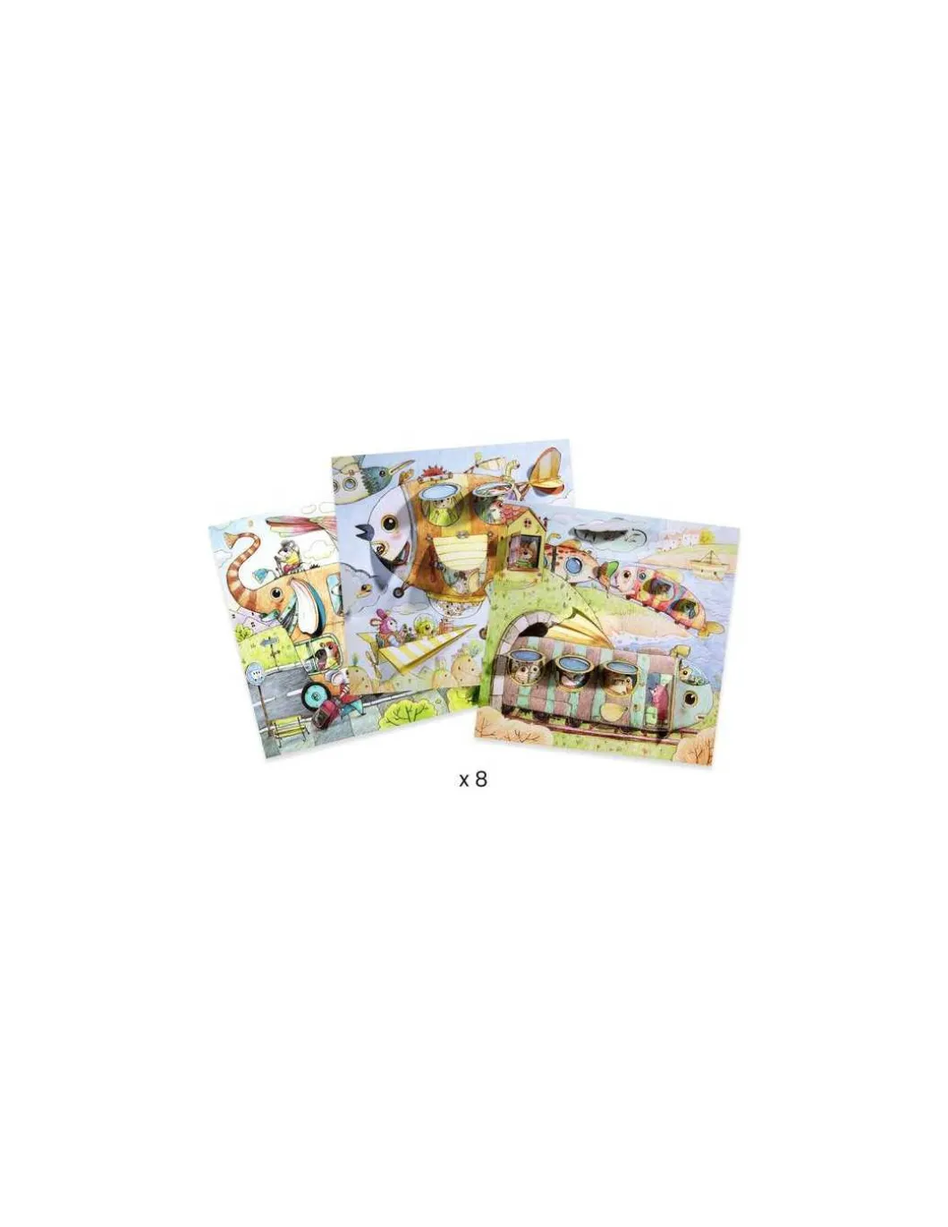 Coloriages Le voyage de Malo - Djeco