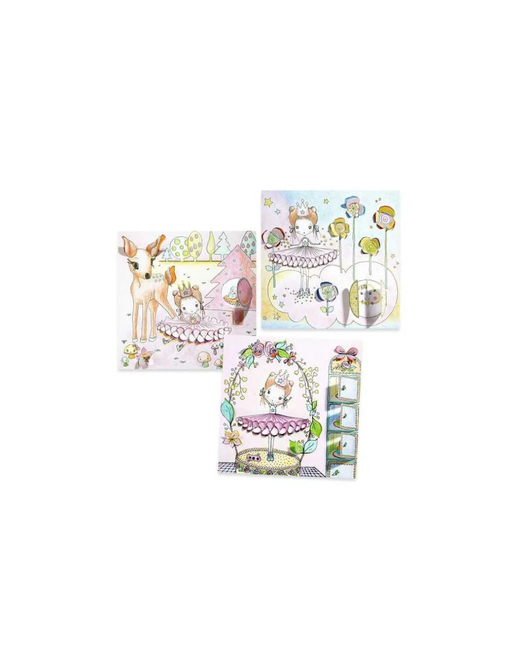 Coloriages Les petites portes de Pupi - Djeco