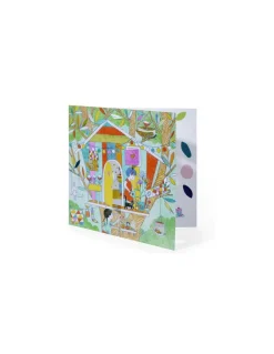 Coloriages petites portes Les cabanes de Nina - Djeco