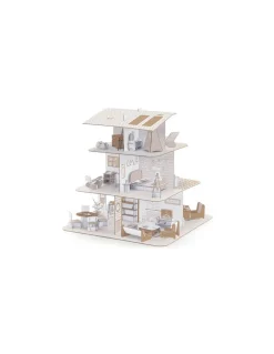 Colorie assemble et joue DIY Maison de poupées - Djeco