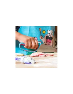 Couteau du chef bleu et rouge - Chefclub Kids