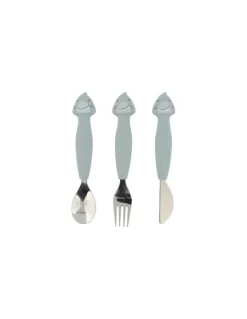 Couverts en silicone requin - Trixie