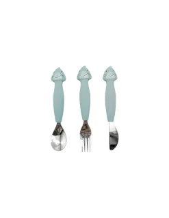 Couverts en silicone requin - Trixie