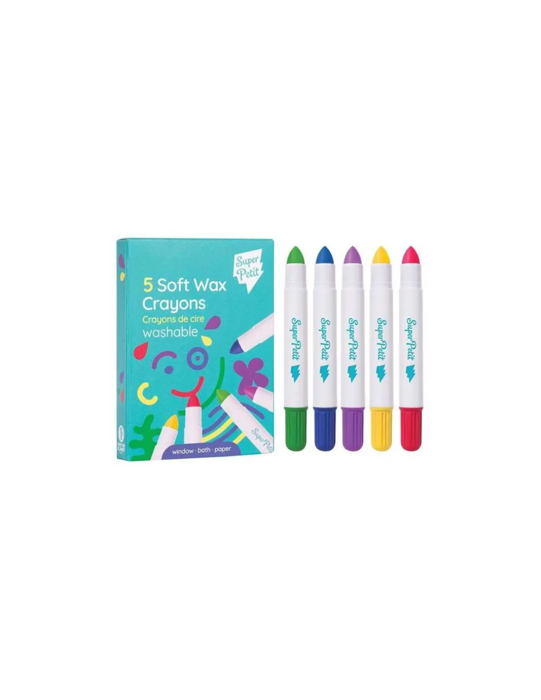 Crayons de cire lavables - Super Petit