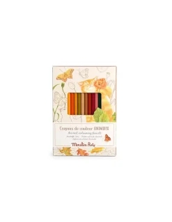 Crayons de couleur et cartes Animaux Le Jardin du Moulin - Moulin Roty