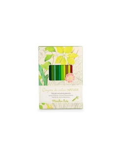 Crayons de couleur et cartes Nature Le Jardin du Moulin - Moulin Roty